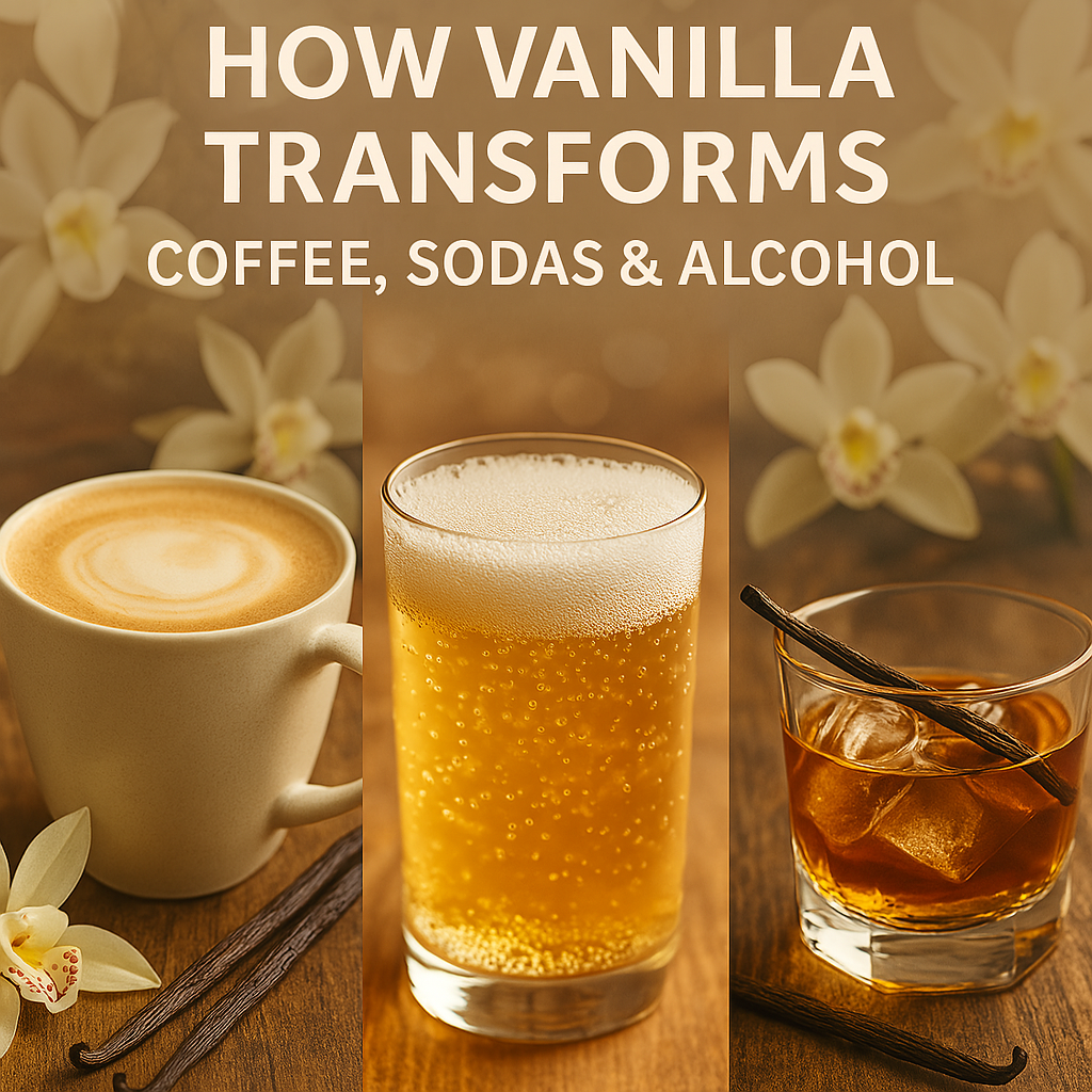 How Beverage Companies Use Vanilla in Coffee, Sodas, and Alcohol