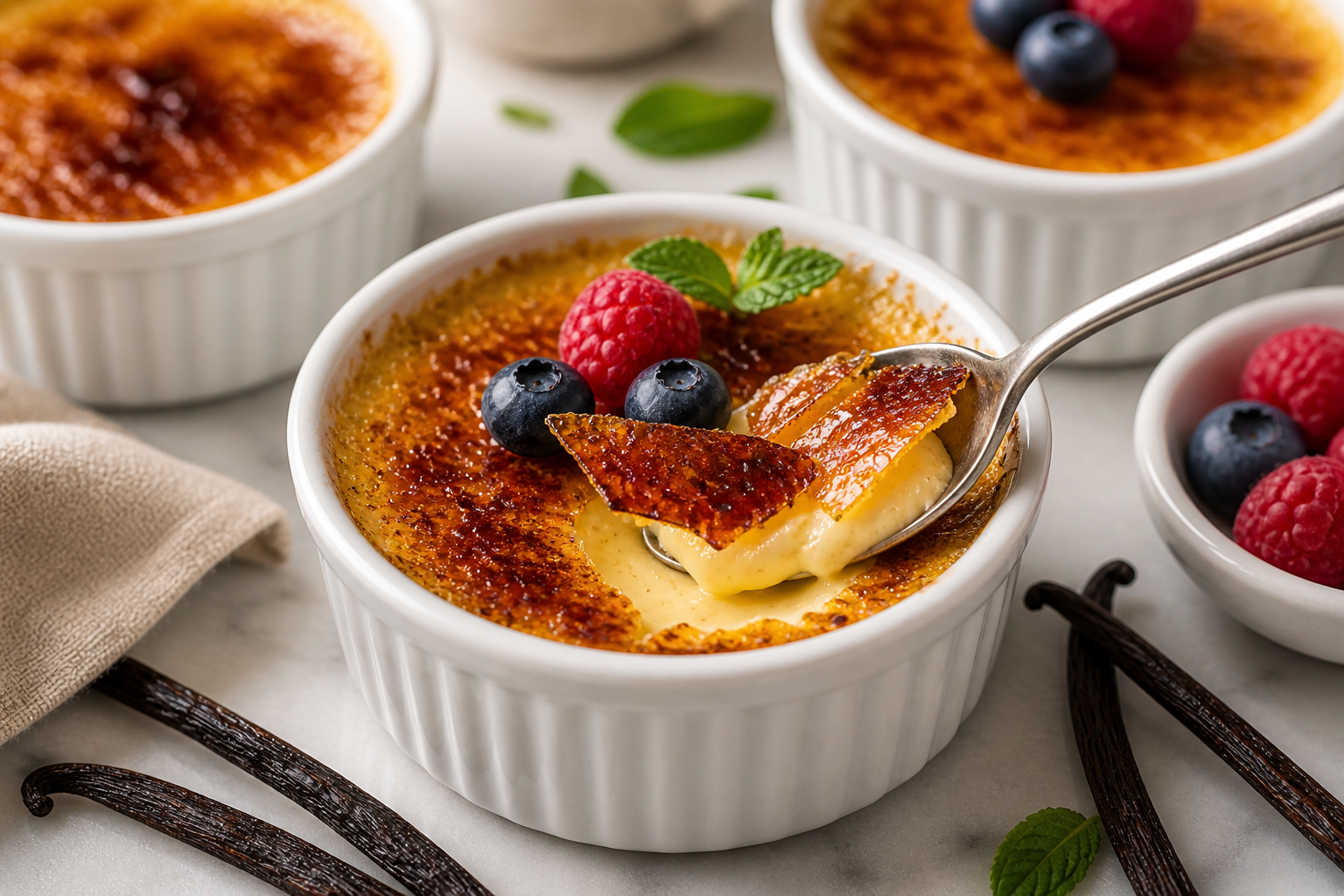 Vanilla Bean Crème Brûlée | Perfect Crack Recipe