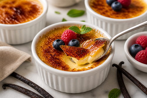 Vanilla Bean Crème Brûlée | Perfect Crack Recipe