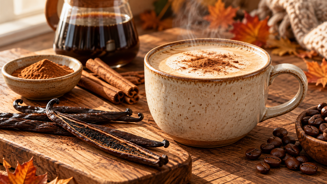 Skip the Coffee Shop: Make a Spiced Latte With Real Vanilla