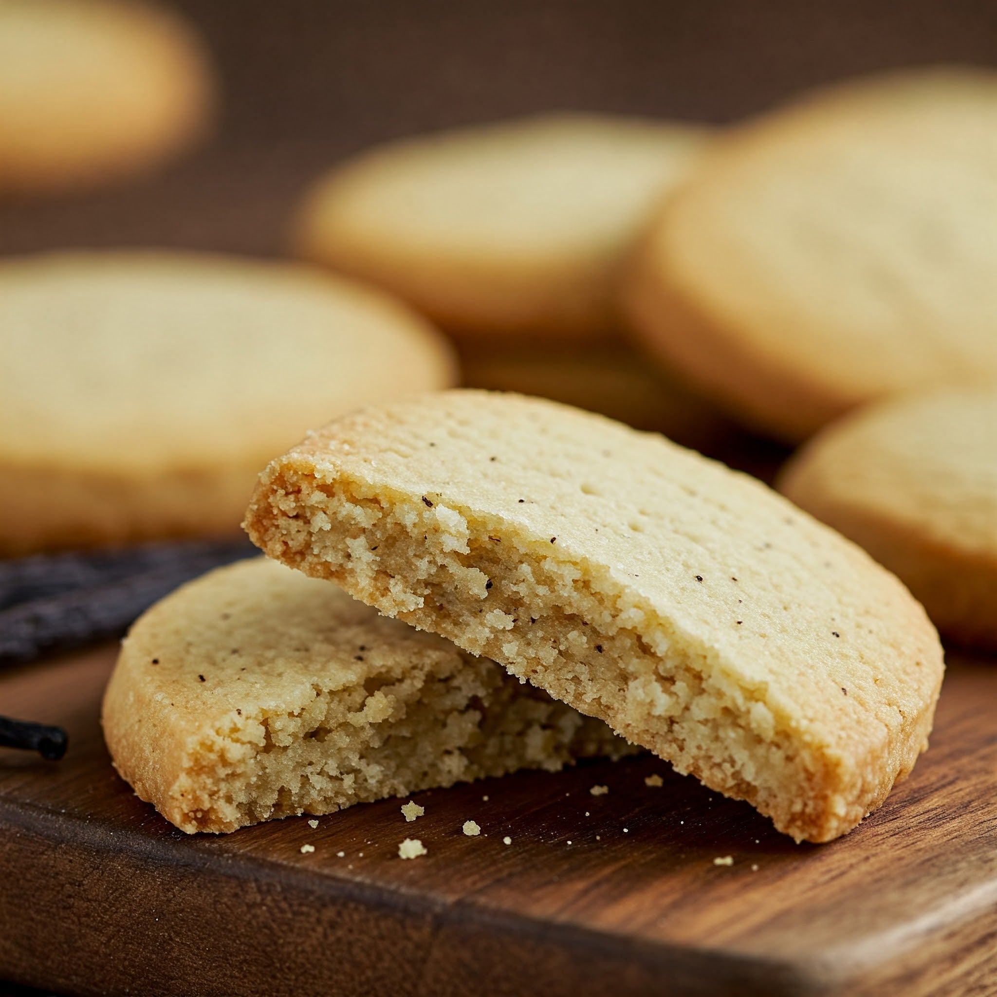 Chocolate Dipped Vanilla Shortbread | Winter Treat