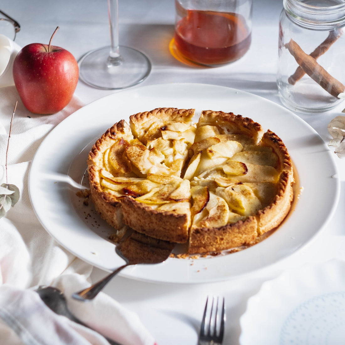 French Apple Tart Recipe With Pastry Cream