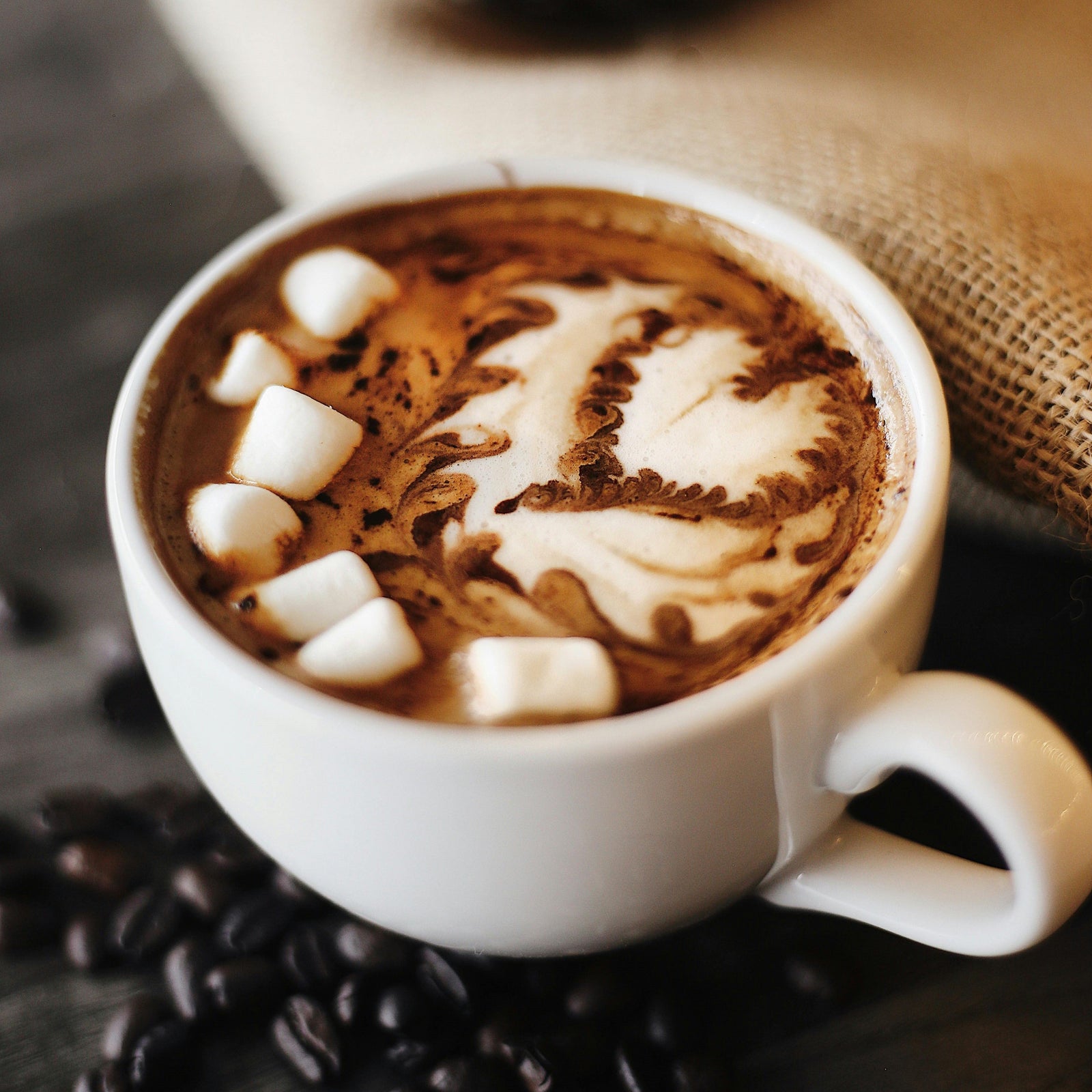 Vanilla Bean Hot Chocolate with Cinnamon Cream Recipe