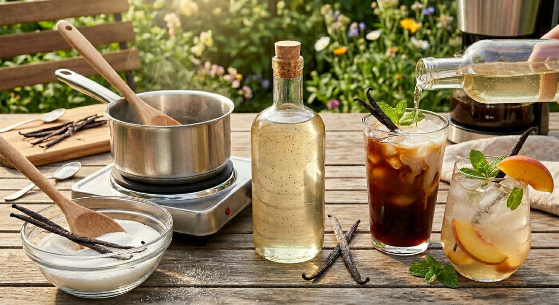 Vanilla Simple Syrup: How to Make It for Iced Coffee & Summer Cocktails