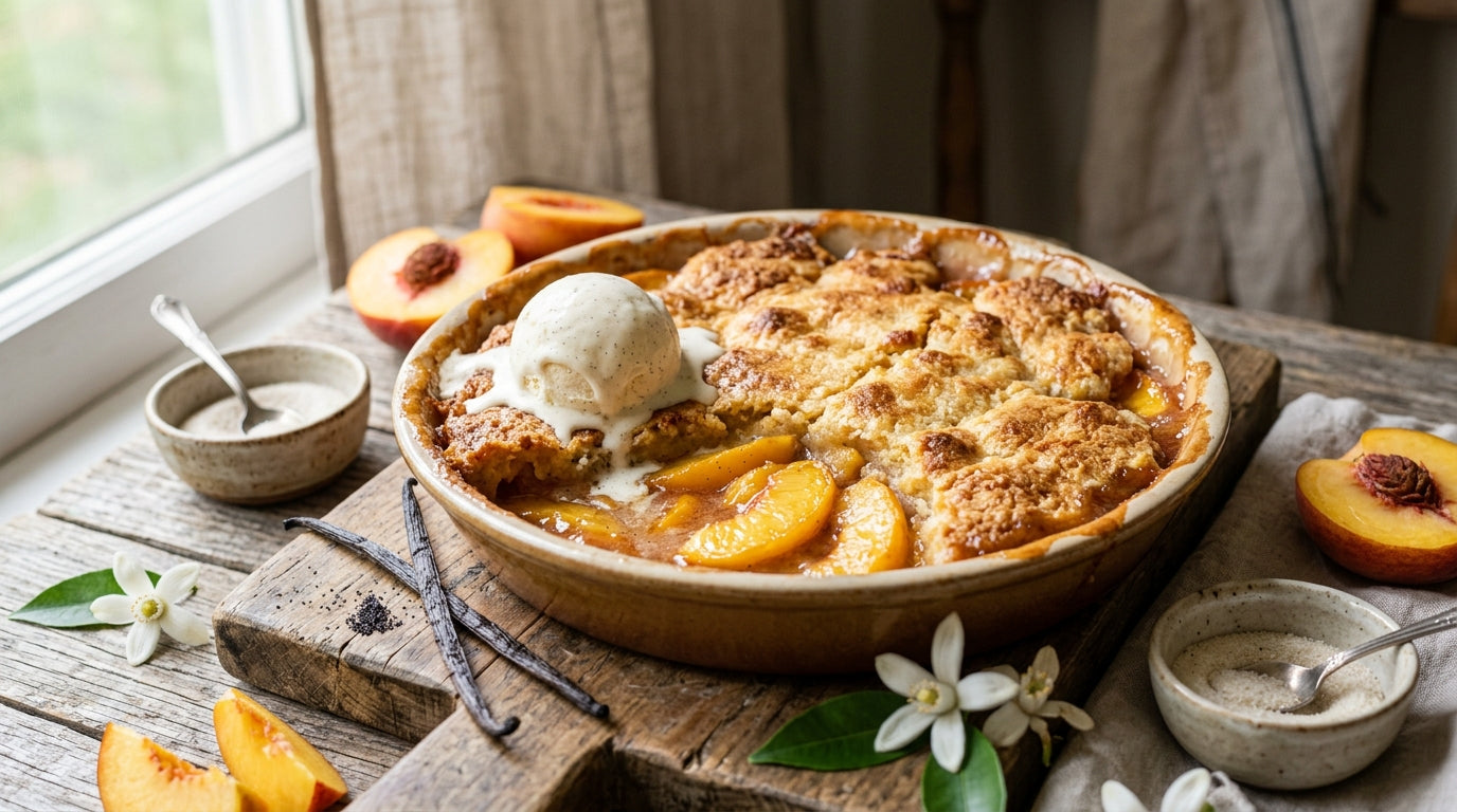 The Summer Dessert Upgrade Nobody Sees Coming: 7 Irresistible Vanilla Bean Peach Cobbler Secrets