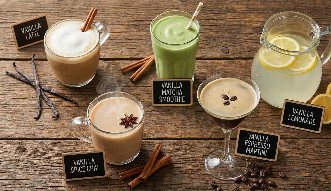 5 Easy Vanilla Drink Recipes: Latte, Smoothie & More