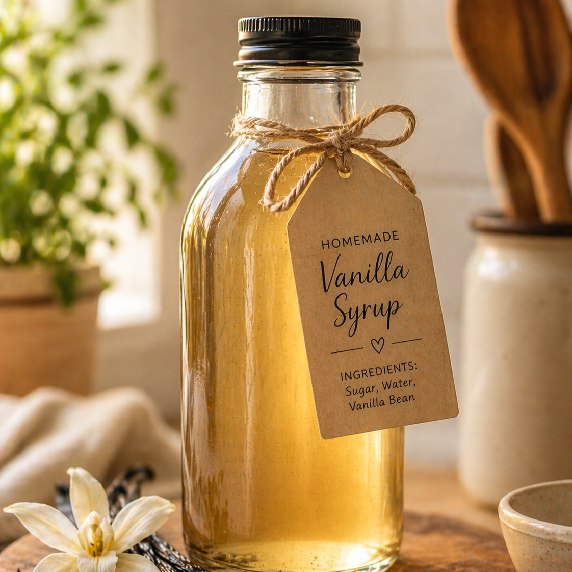 DIY Vanilla Bean Syrup | Better Than Coffee Shop Syrup