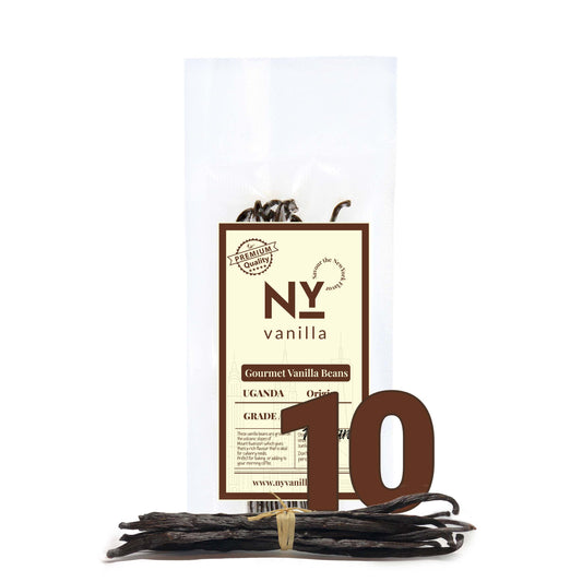 10 Vanilla Beans Grade A Mock up