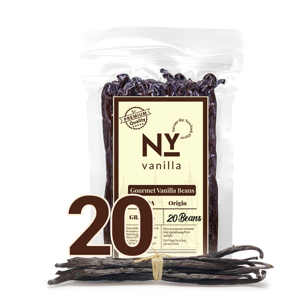 20 Vanilla beans grade A mock up