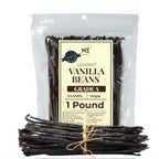 Packaged vanilla beans with a label on a white background.

NY Vanilla | GOURMET VANILLA BEANS GRADE A.

UGANDA | ORIGIN
1 Pound