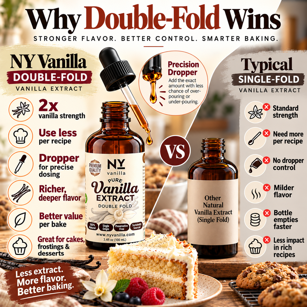 NY Pure Vanilla Extract – Double Fold, 100 ml