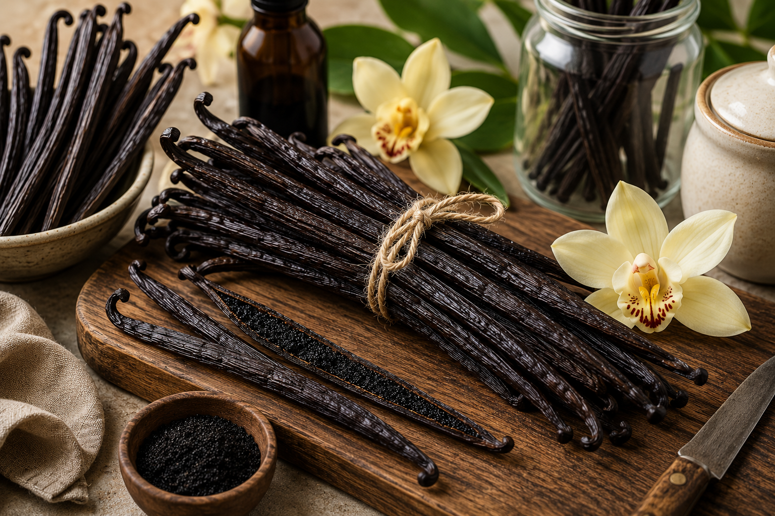 Buy Gourmet Vanilla Beans for Extracts & Baking
