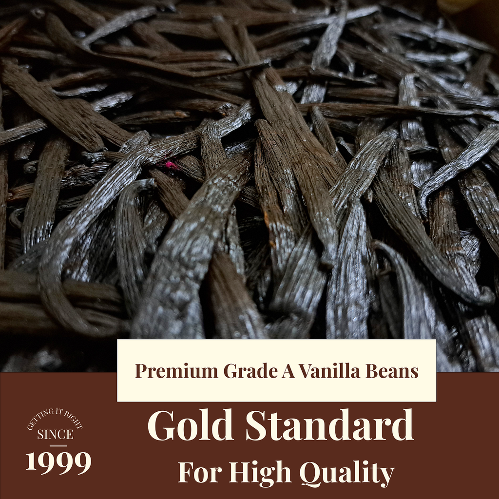 Gourmet vanilla beans showcasing premium quality and rich natural aroma