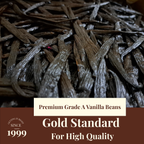 Gourmet vanilla beans showcasing premium quality and rich natural aroma