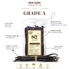 Gourmet Grade A vanilla beans Uganda origin – vacuum sealed, high moisture, ideal for baking and vanilla extract