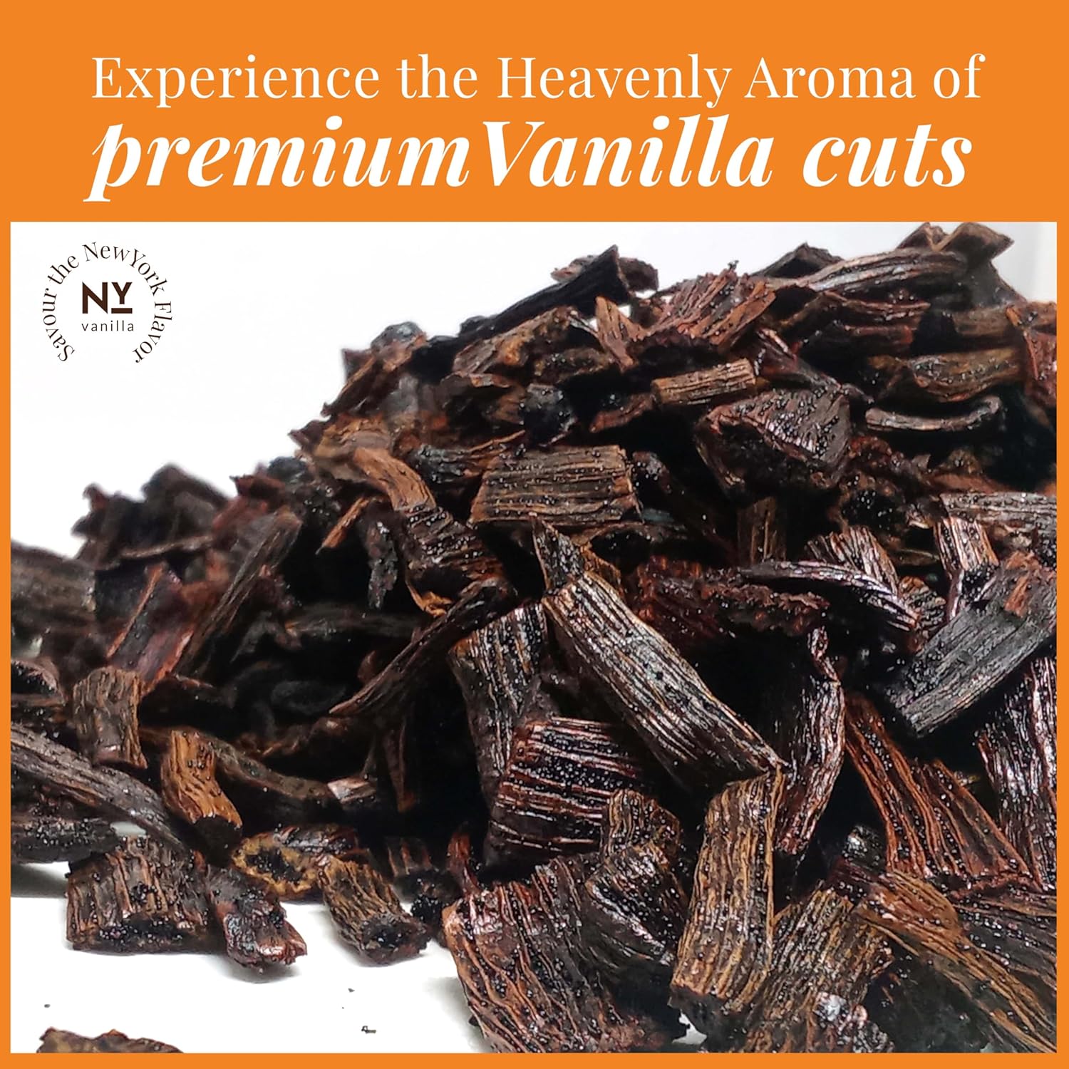Premium vanilla bean cuts with rich aroma and bold flavor ideal for extracts baking desserts and gourmet culinary use