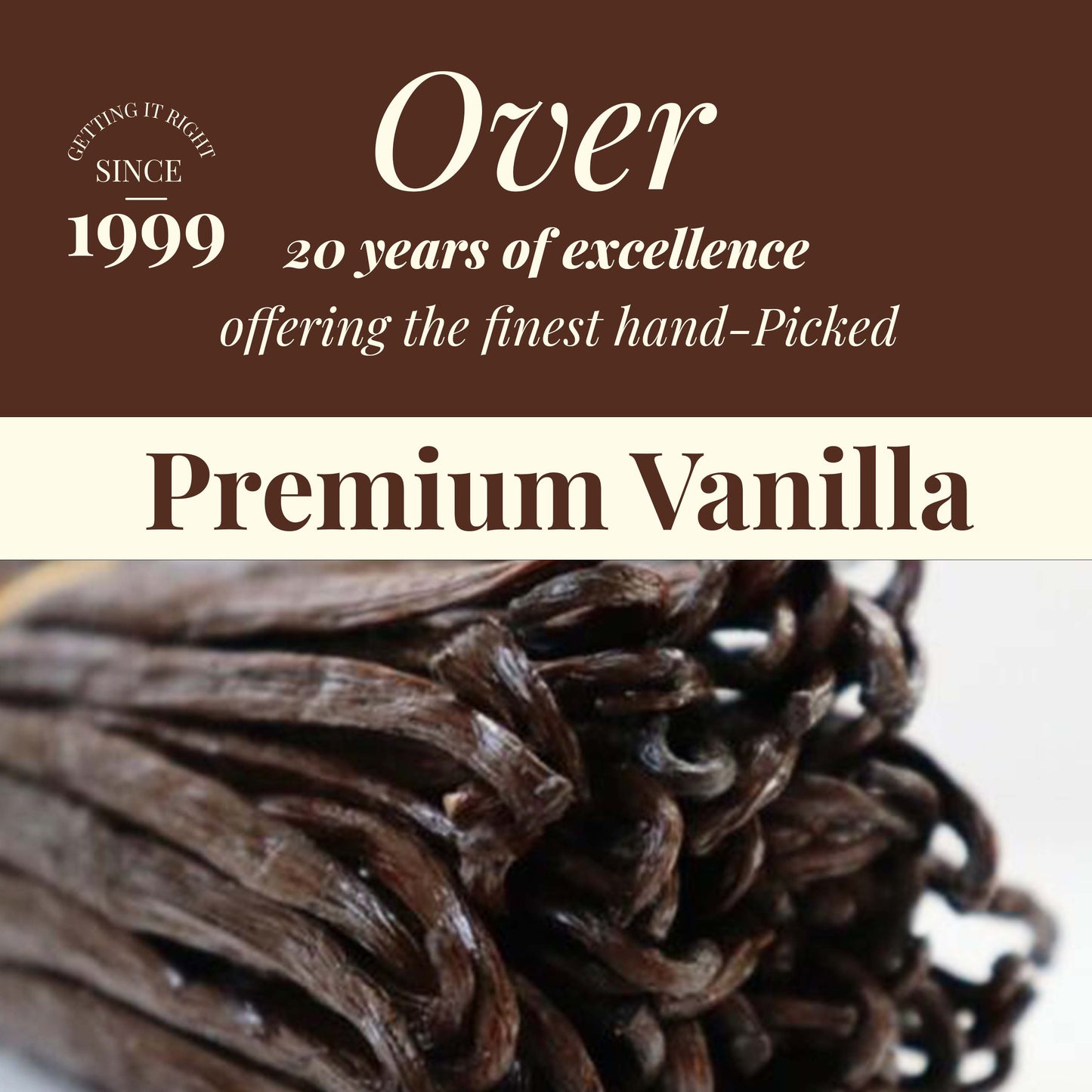 NY vanilla Over 20 Years of excellence offering the finest hand-picked Premium Vanilla 