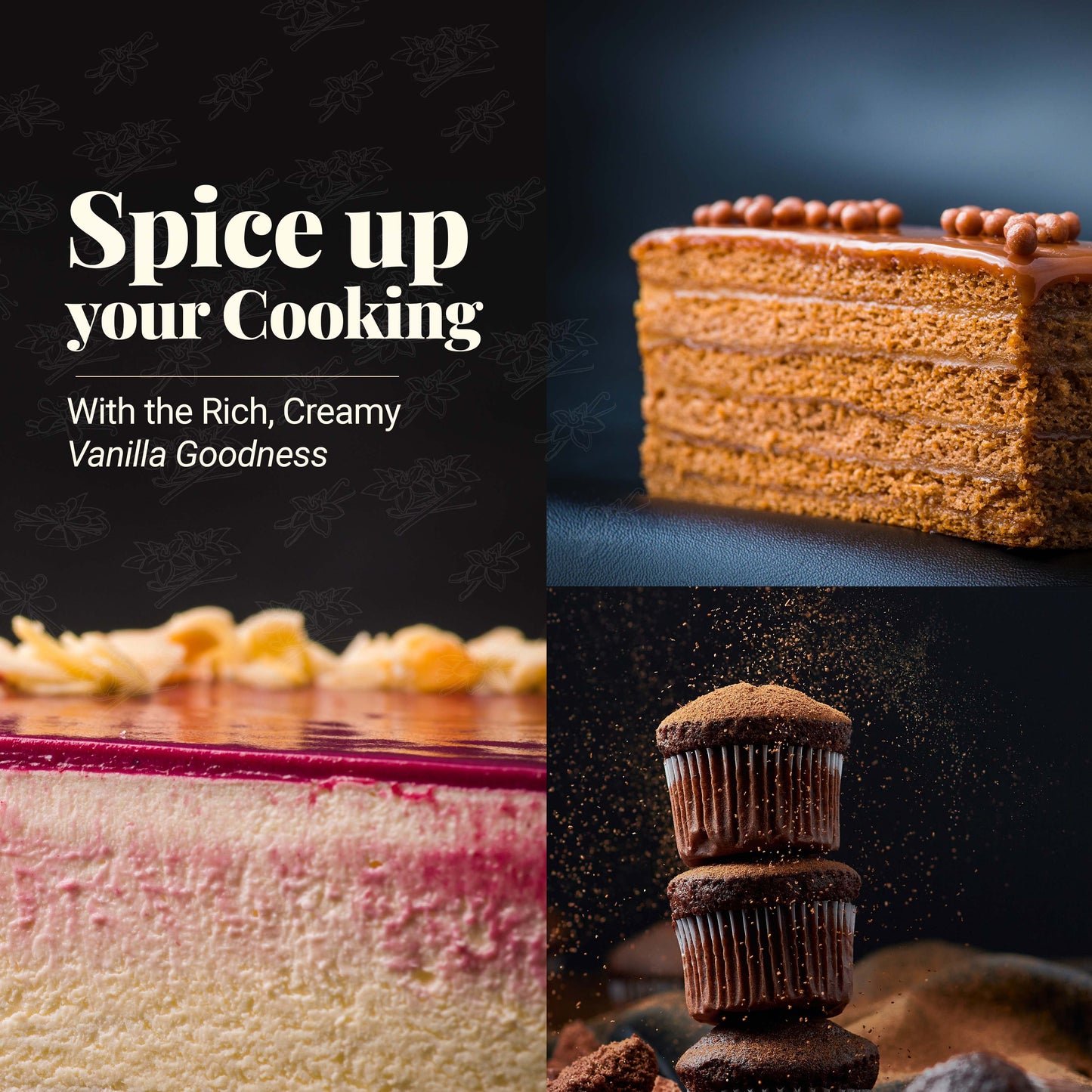 Spice Up your Cooking with the Rich, Creamy Vanilla Goodness.