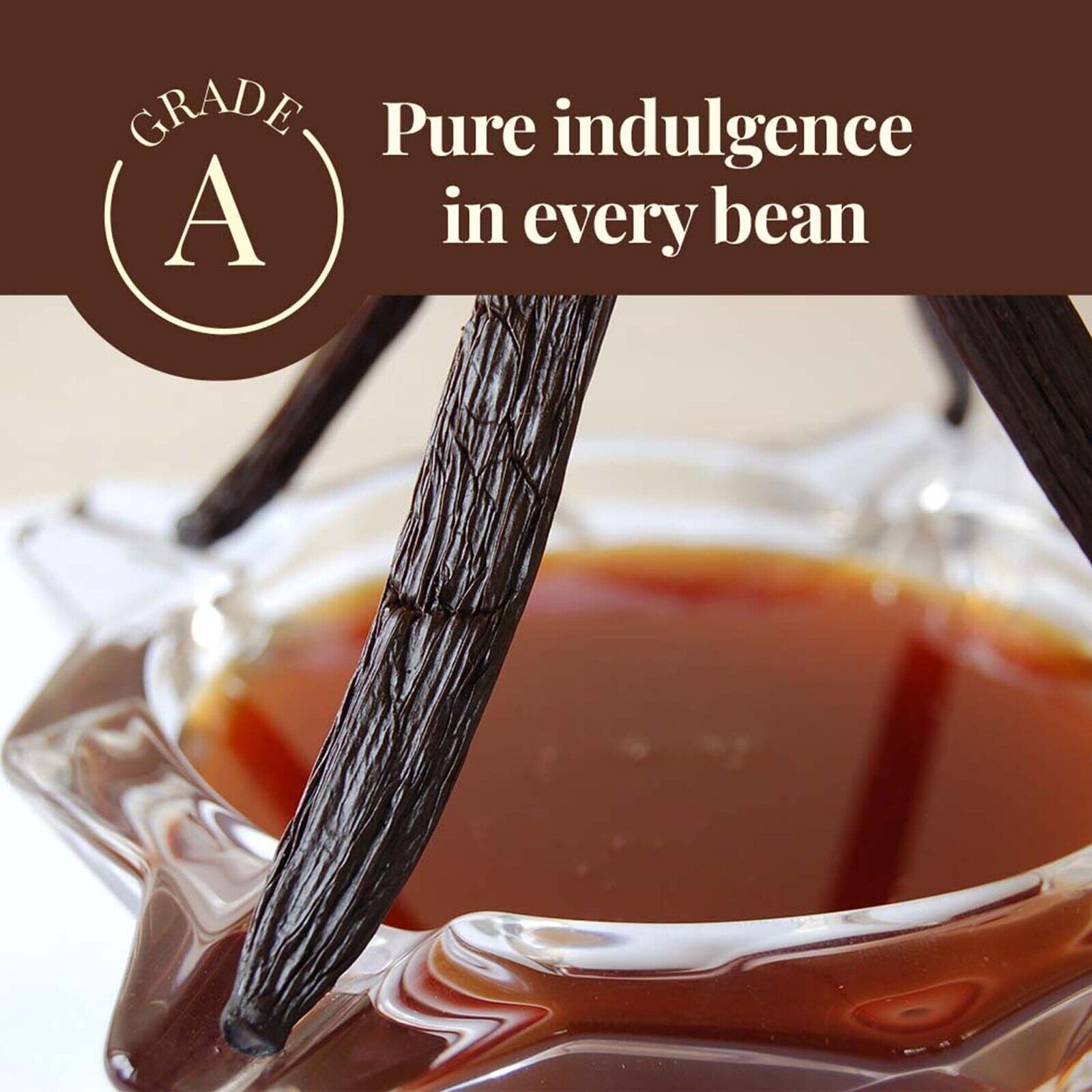 Grade A : Pure indulgence in every Vanilla bean - Premium Whole Grade A Vanilla Beans 