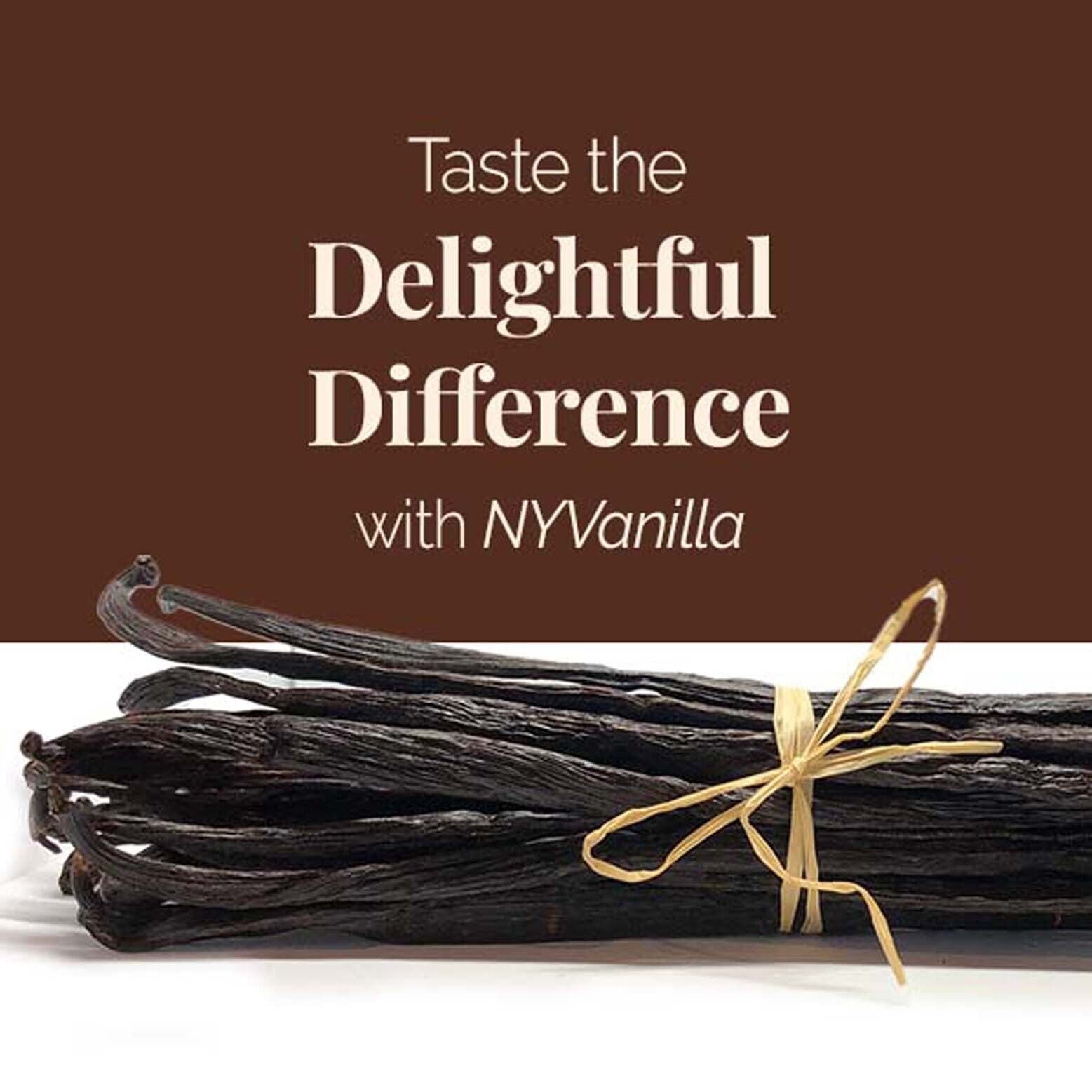 Taste the Delightful difference with NYVanilla vanilla beans
